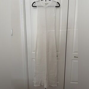 Le’ AL. X white crochet maxi dress. Never worn